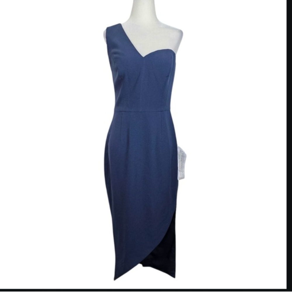 Dress the Population Magnolia one shoulder dress